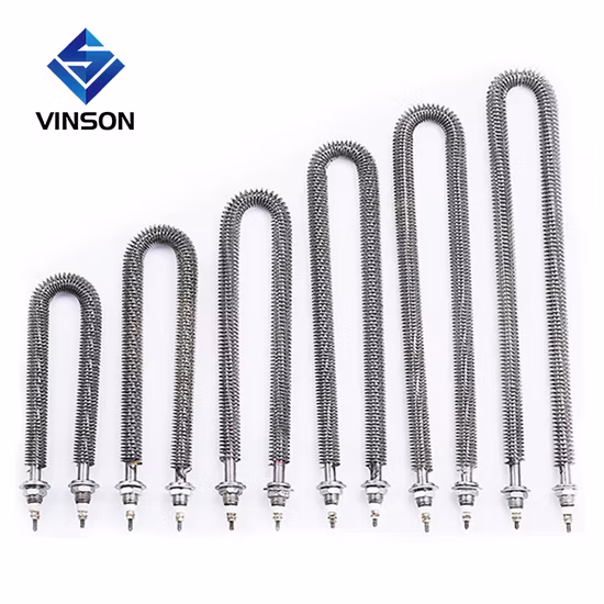 I/U/W Shape Electric Air Duct Strip Finned Tubular Heaters