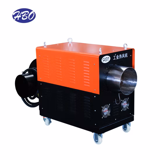 산업용 공기 난방용 송풍기가 있는 35kw 전기 덕트 히터