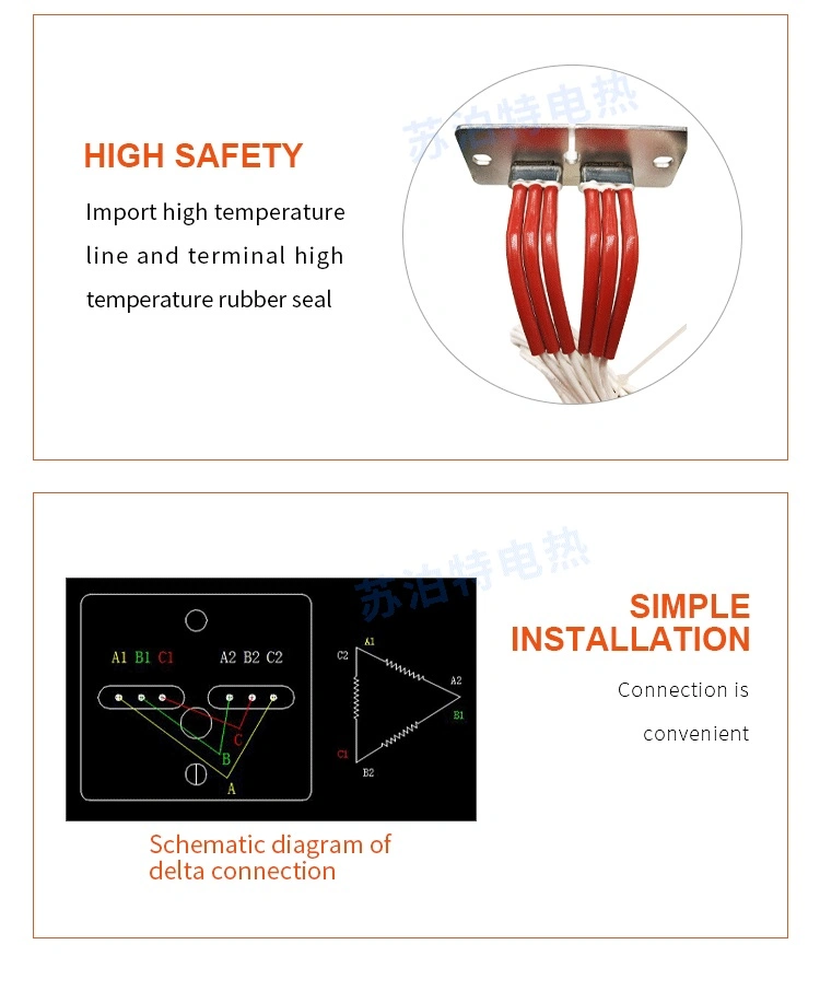 Electric Deep Fryer Heating Element Tubular Heating Element Heater for Food Machinery